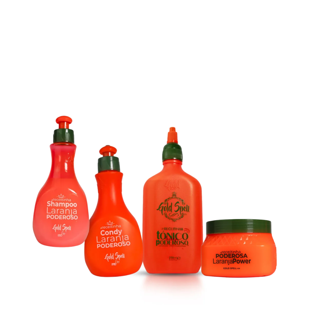 Kit Shampoo + Condicionador + Tônico + Máscara Poderosa
